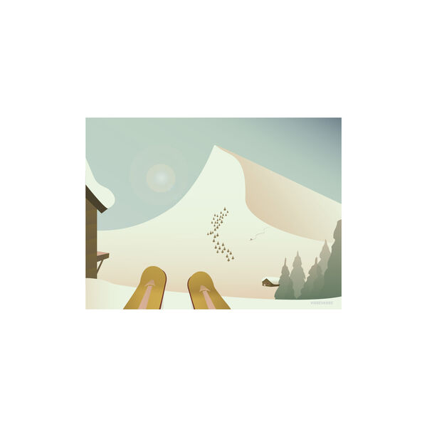 Ready, Steady, Go plakat, 40x30 cm, ViSSEVASSE