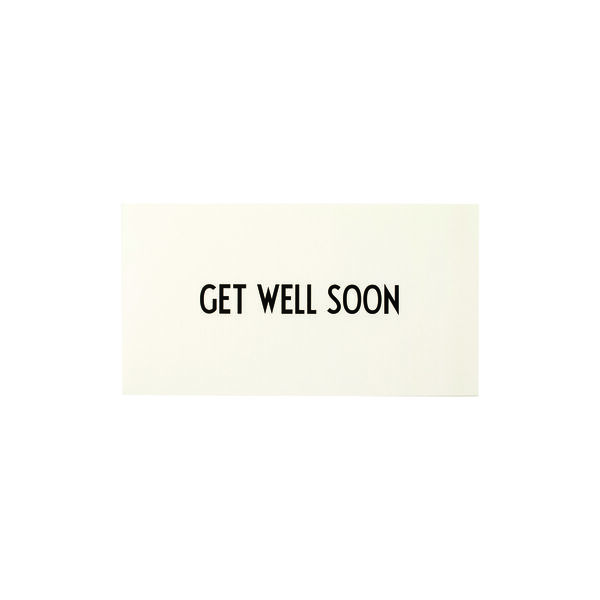 God bedring-kort, hvit, Design Letters