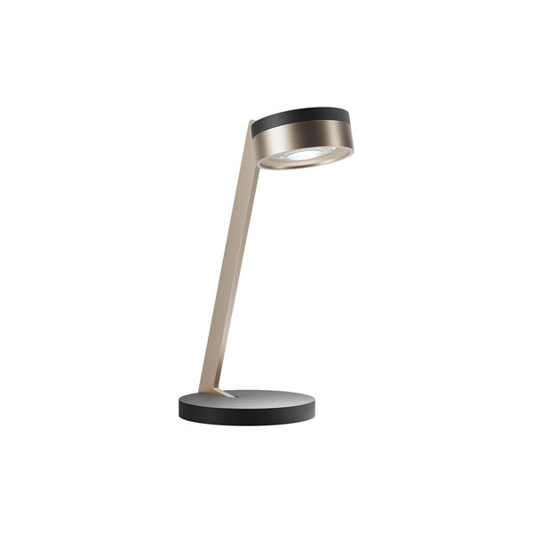 BLADE T1 SLIM bordlampe, matt black/satin gold, LIGHT-POINT