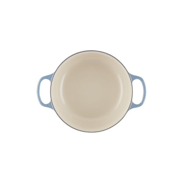 Signature st&oslash;pejern rund gryte &Oslash; 20 cm, chambray, Le Creuset