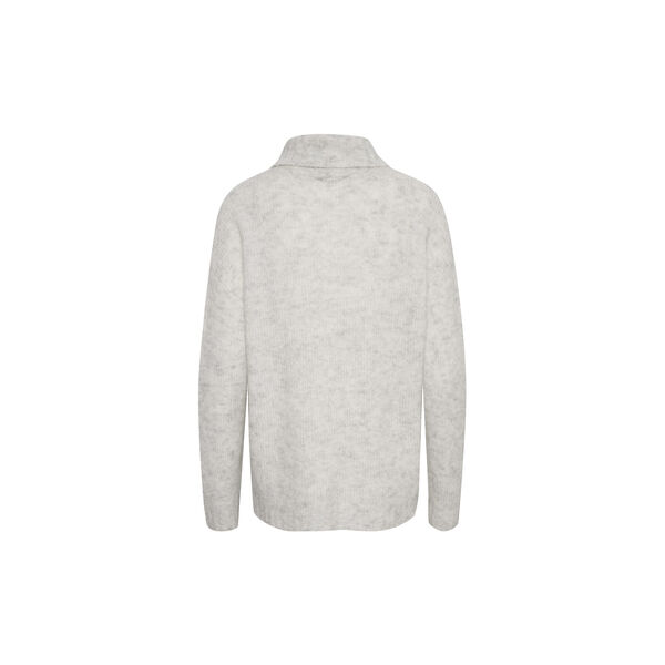 11 THE KNIT ROLLNECK, light grey melange, My Essential Wardrobe