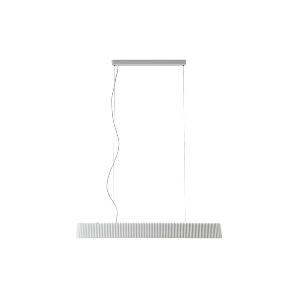 LK 189SS Long Pleat pendel med standardskjerm, rustfritt st&aring;l, LE KLINT