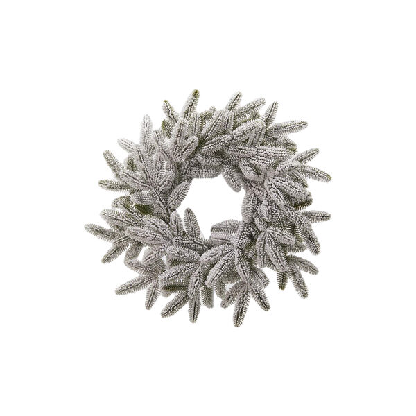 Krans med sn&oslash;, hvit/gr&oslash;nn, Enzo de Gasperi