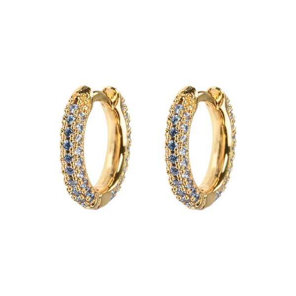 Emilia small stone hoops Emilia small stone hoops, Emilia by Bon Dep