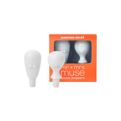 Mr & Mrs Muse flaskepropp, hvir, Jonathan Adler