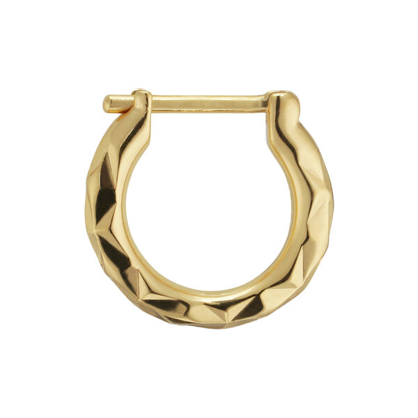 Tiny Rhombus ørering, gull, Jane Kønig