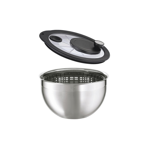 Salatslynge, stål/sort, Rösle