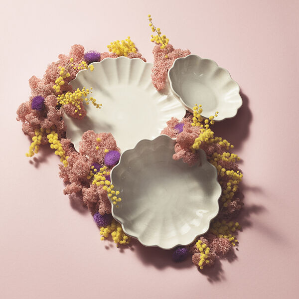 Oyster tallerken 20 cm, white, Mateus