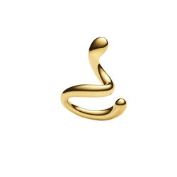 Coil Whirl Ear Cuff Høyre, Gull, Maria Black