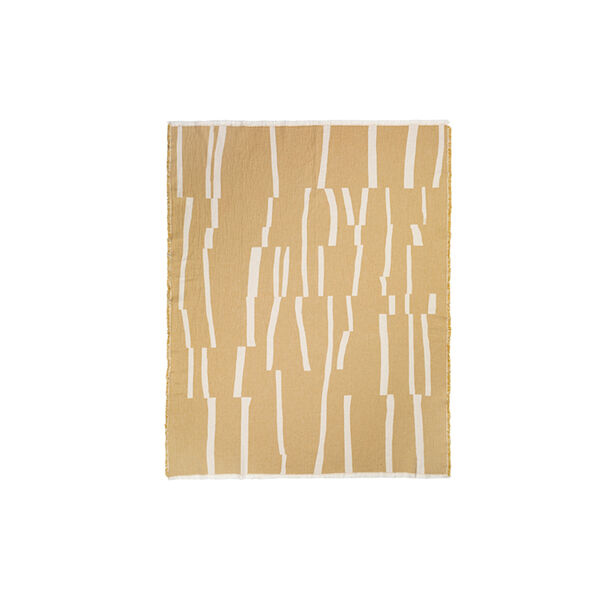 Lyme Grass pledd, yellow, ELVANG