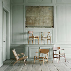 CH24 Y-stolen, s&aring;pebehandlet eik/natur, Carl Hansen & S&oslash;n