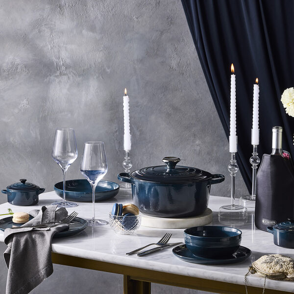 Signature rund gryte &Oslash; 20 cm, nuit, Le Creuset