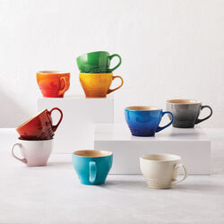 Jumbo kaffekopp, azure blue, Le Creuset