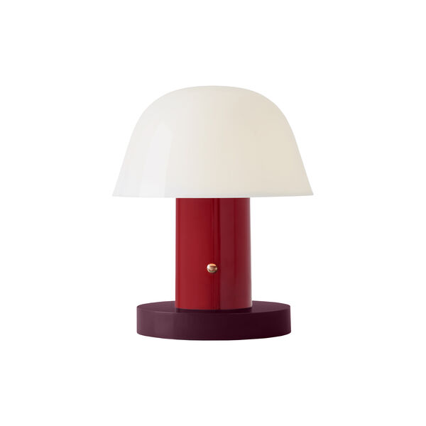 Setago JH27 bordlampe, maroon/grape, &Tradition