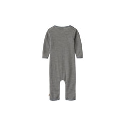 Wool Jumpsuit L/S Haven, 1433 navy stripe, Wheat