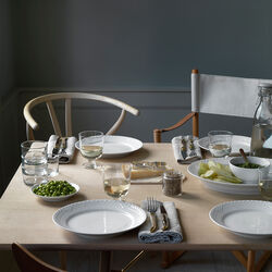 Hvit Halvblonde fat, 36 5 cm, Royal Copenhagen