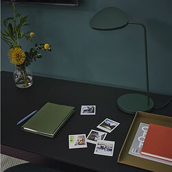 Leaf Table Lamp, dark green, Muuto