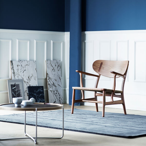 CH22 loungestol, oljet valnøtt/natur, Carl Hansen & Søn