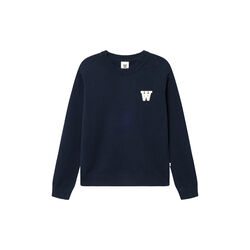 WWTay Pullover, dark navy, Wood Wood