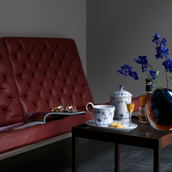 Musselmalt Riflet asiett 23,5 cm, Royal Copenhagen