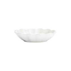 Oyster skål 18x16 cm, white