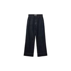 SAMIRASW WIDE LEG RAW DENIM JEANS, 5090 dark denim blue, Sofie Schnoor