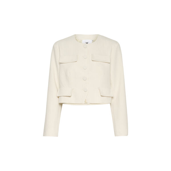 KBUltima Kort Blazer, egret KBUltima Kort Blazer, egret, Karen by Simonsen
