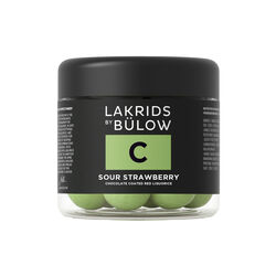 C &ndash; SOUR STRAWBERRY, small, Lakrids by B&uuml;low