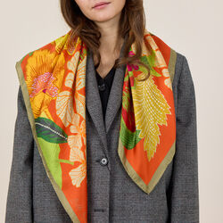 BOUQUET skjerf, caramel, Bella Ballou