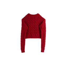 Blossom Tricot sweater, rød, ALOHAS