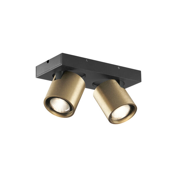 FOCUS 2 Ceiling Light, brass, LIGHT-POINT