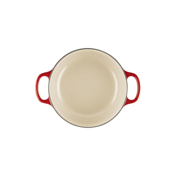 Signature st&oslash;pejern rund gryte | 20 cm | Cerise, Le Creuset