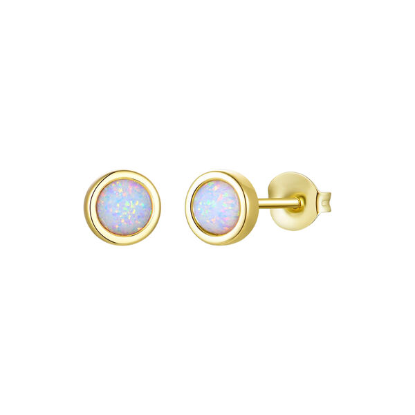 Selene Studs, opal, Nila Noor