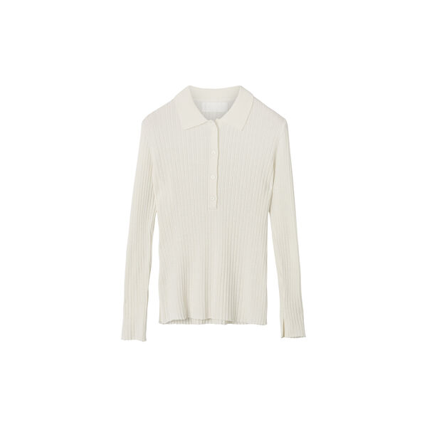 Colette Pique bluse, cream, FWSS