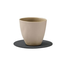 Nupo glassbrikke Circle, anthracite, LIND DNA