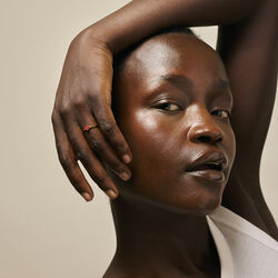 Amore Ring, forgylt/r&oslash;d, ENAMEL Copenhagen