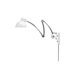 KAISER idell™ 6559-W Wall Lamp, white/chrome, Fritz Hansen