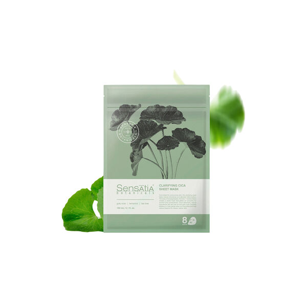 Clarifying Cica Sheet Mask – 8 masks, Sensatia Botanicals