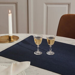 Herringbone spisebrikker, dark blue, Georg Jensen Damask