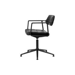 VIPP453 Swivel+ Chair with Gliders, black/black VIPP453 Swivel+ Chair with Gliders, black/black, Vipp