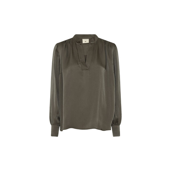 Mersa shirt, posy green, Heartmade