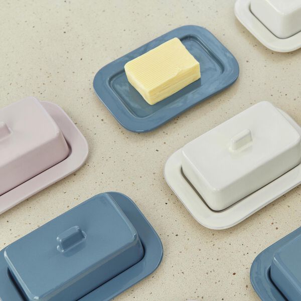 Barro smørboks, dark blue, HAY