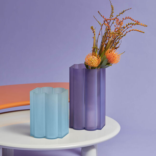 OKRA vase S, light blue, Kartell