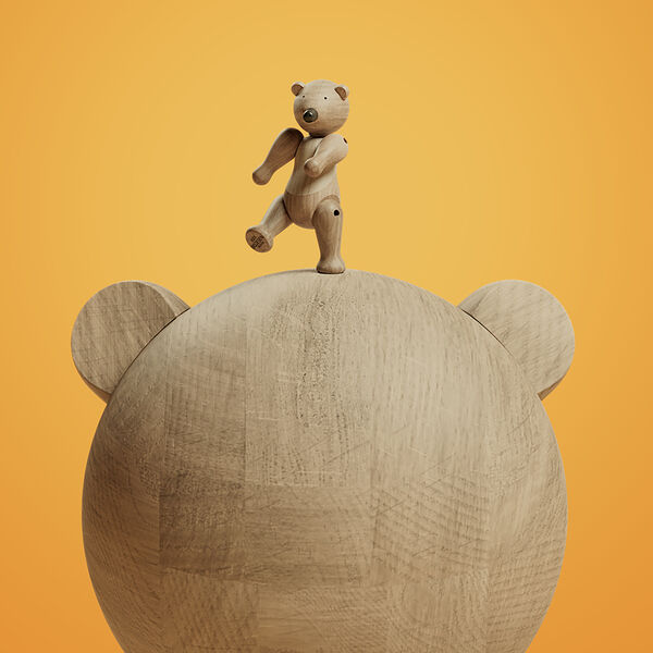 Flerpakning liliput eik 3 stk., Kay Bojesen Denmark