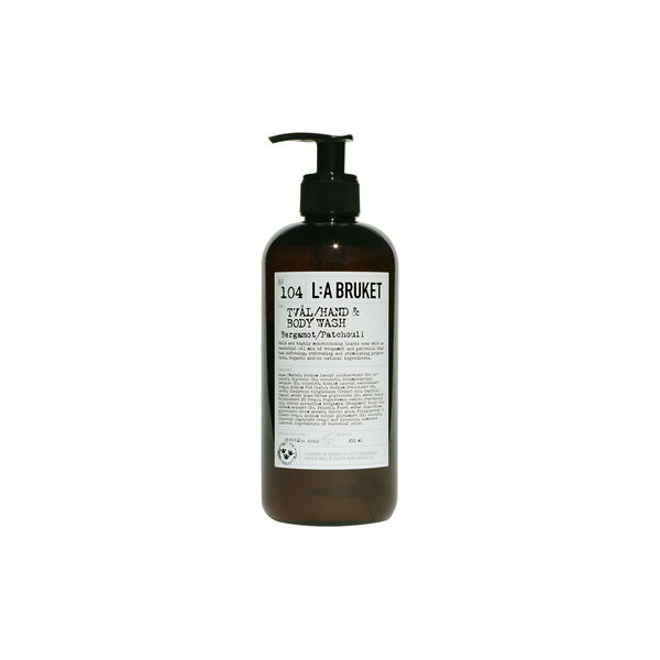 No. 104 hånd- og kroppsvask, bergamot/patchouli No. 104 hånd- og kroppsvask, bergamot/patchouli, L:a Bruket