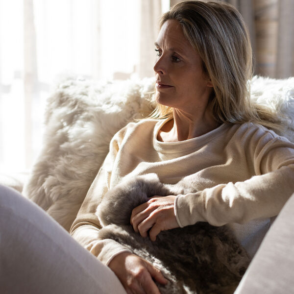 CALMO termodunke, dark champagne, WEICH Couture Alpaca