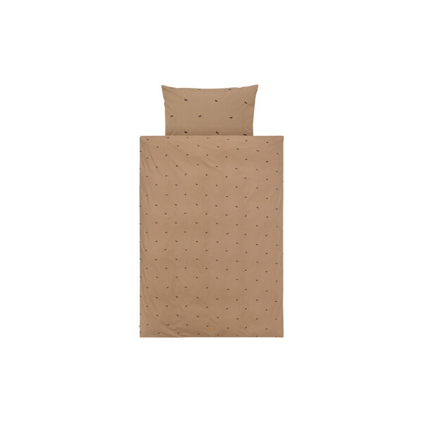 Horse juniorsengetøy, tan, Ferm Living Kids