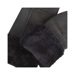 BellaMBG Sheepskin Mitten, black, Markberg