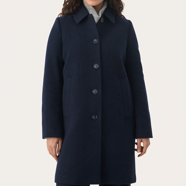 LilahPW jakke, m&oslash;rk marinebl&aring;, Part Two