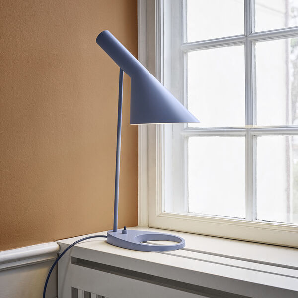 AJ bordlampe, dusty blue, Louis Poulsen